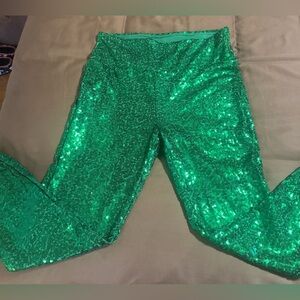 Tipsy Elves Emerald Sequin Pants: Christmas, Mardi Gras, St Patrick’s Day!